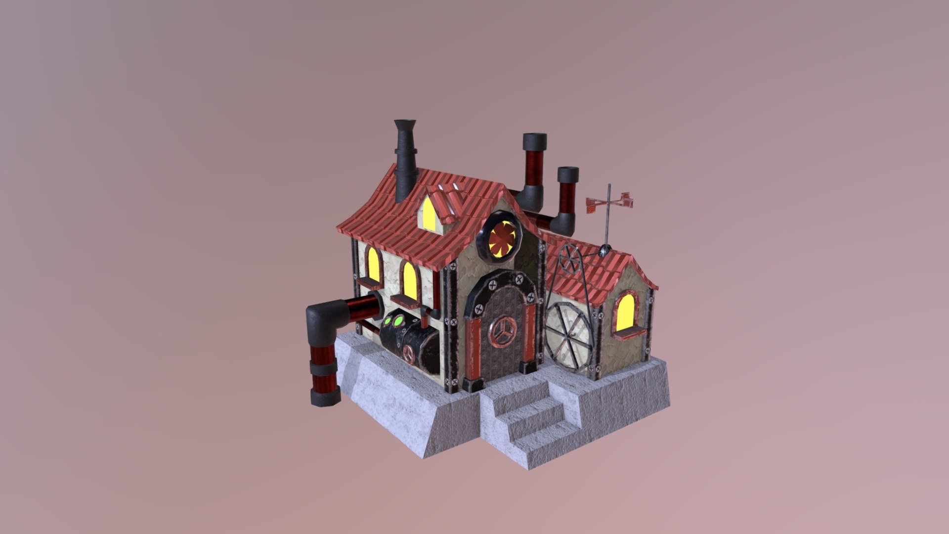 Residency Building: House Lv3 - 3D model by Raikojou [cfaf769] - Sketchfab