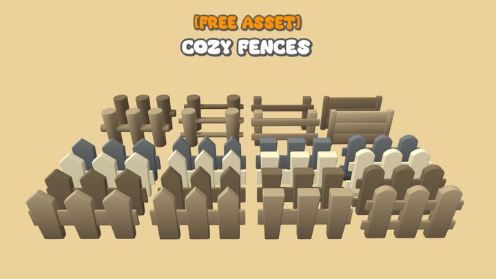 [Free] Cozy Fences – Modello 3D gratuito STL
