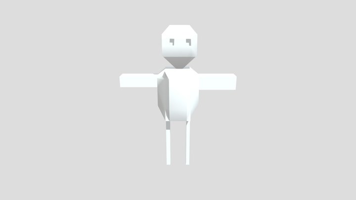 Test Char Obj 3D Model
