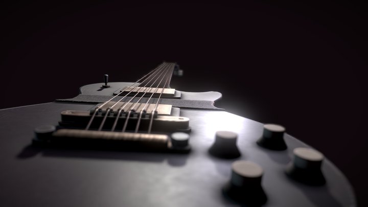 Guitar - Wilbur Replica 3D Model