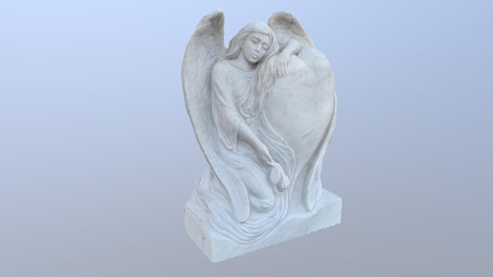 Marmorengel: Der Trauernde 1, Modell:121262 3D Model