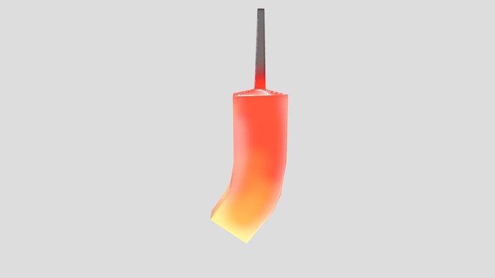 Sword Heated Model 3D Model