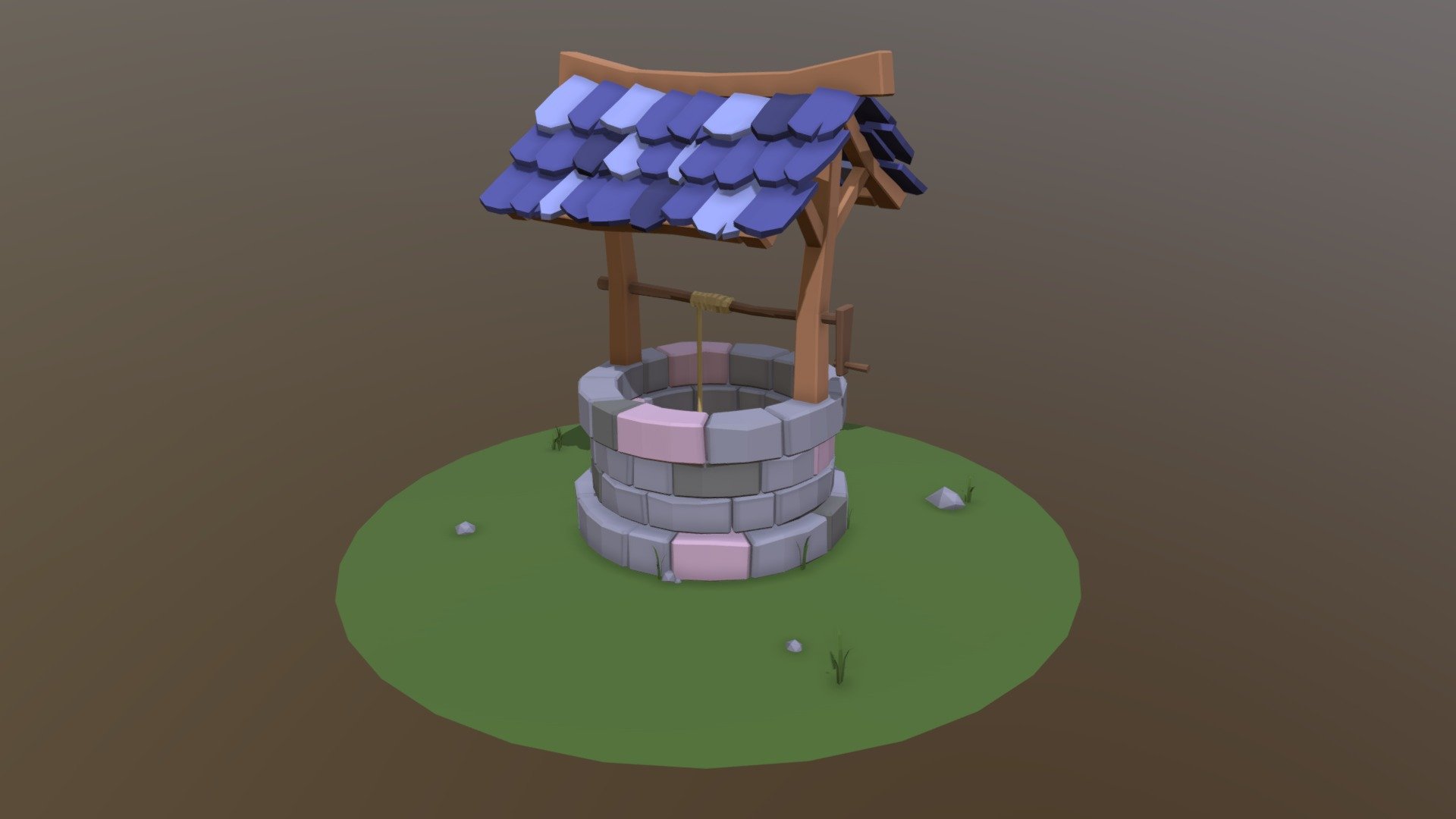 Cartoony Well