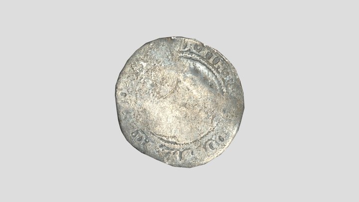 Glencoe Hoard - Coin D 3D Model