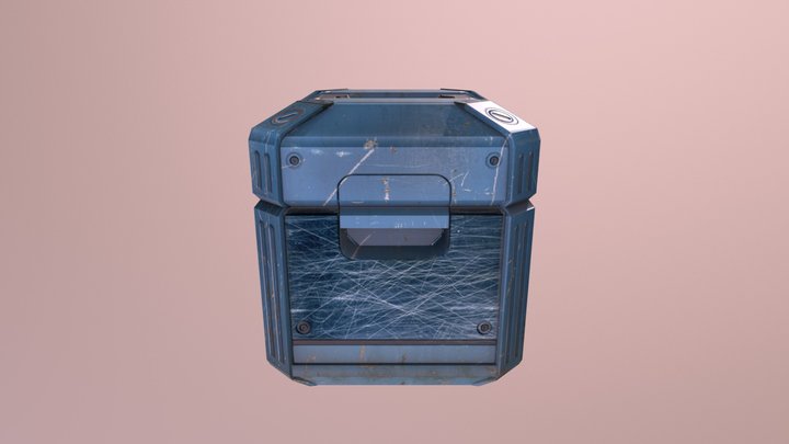sci-fi crate 3D Model