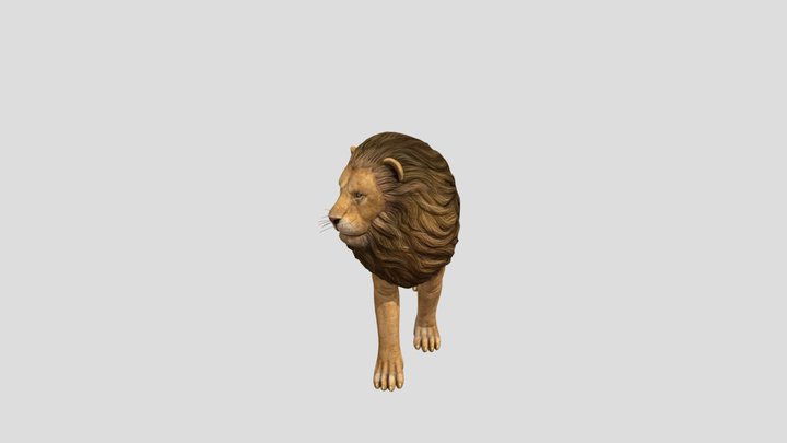 Lion 3D Model