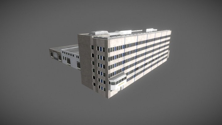 office building (Den Helder) 3D Model