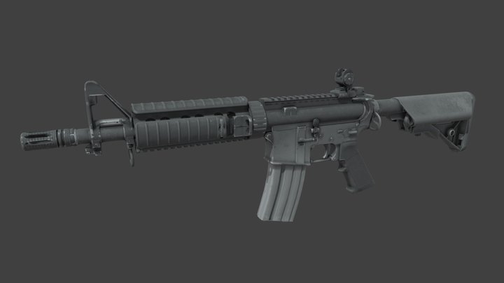RIFLE | M4A4 Weapon Model (CS2) 3D Model