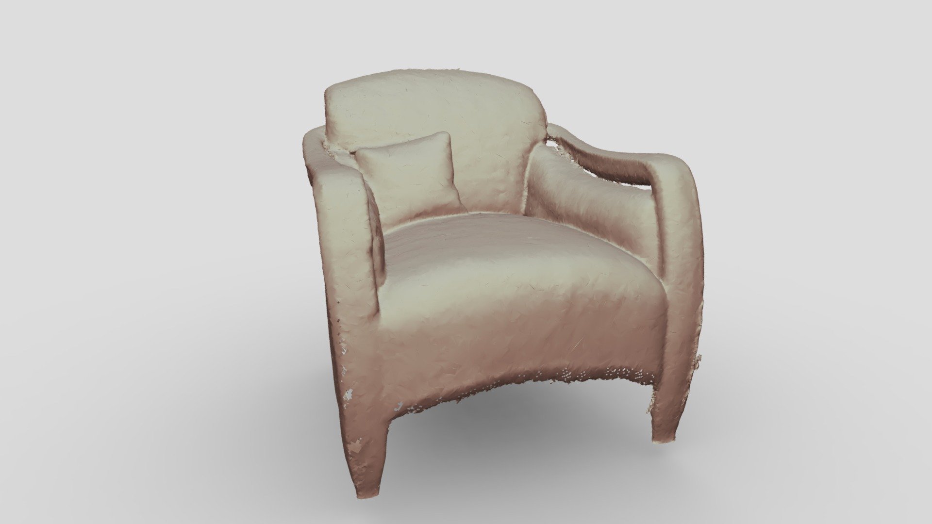 chair scanned with TrueDepth