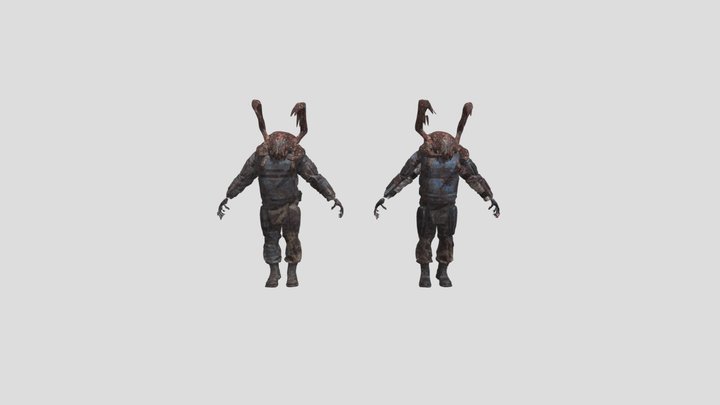 Zombine-soldier 3D Model