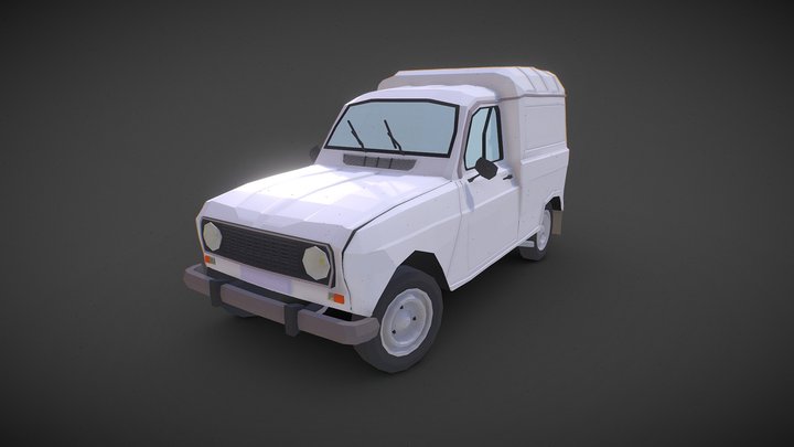 renault 4L 3D Model