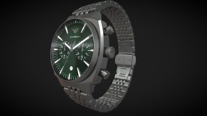 MODEL 3D Emporio Armani Men's 40MM