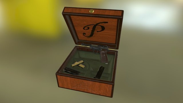 World war object - P38 3D Model