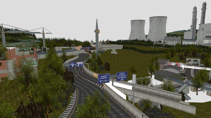 burnout dominator autobahn loop – Modelo 3D gratuito STL