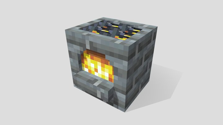 Furnace (Minecraft) - Redesign 3D Model