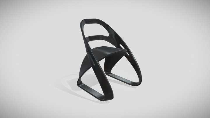 Plastic modern chair 3D Model