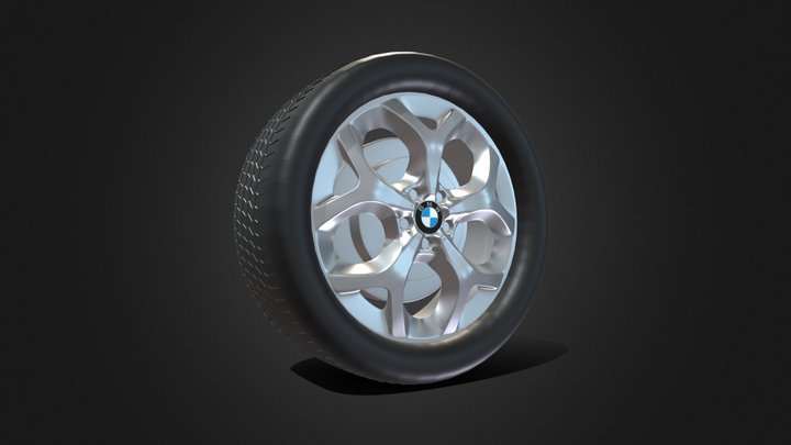 Wheel - BMW X5 (2014 Version) 3D Model