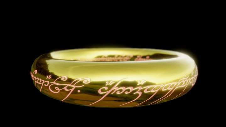 LOTR Ring 3D Model