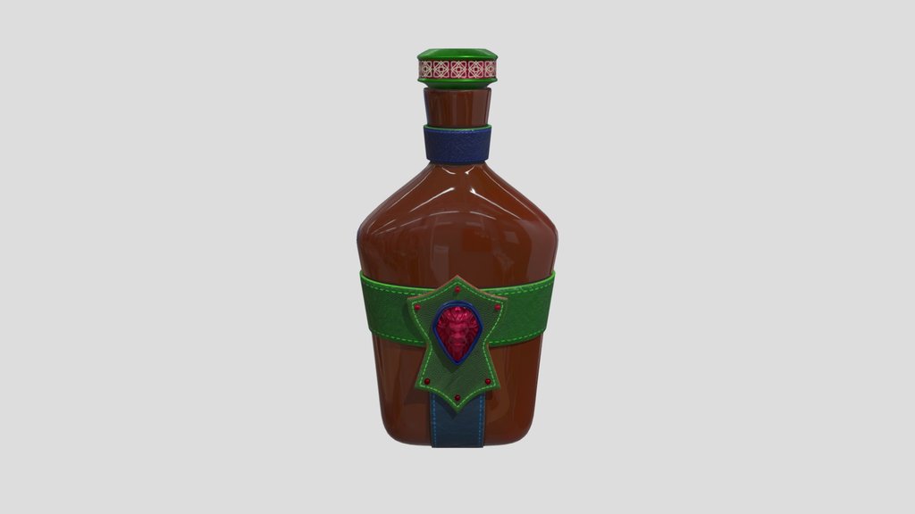 Magic Potion Elixir Lion Sculpture