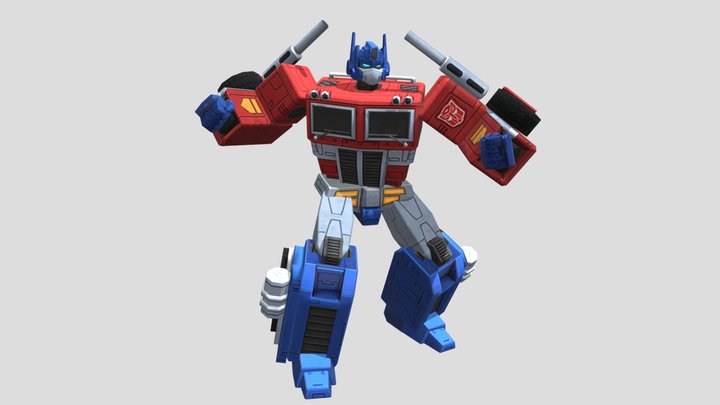 ArtStation - Transformers:prime Optimus Prime 3D model [blender TF]