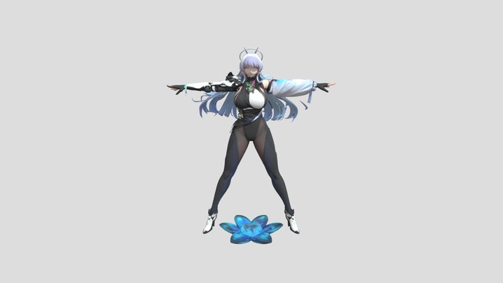 Cyber Blossom 3D Model