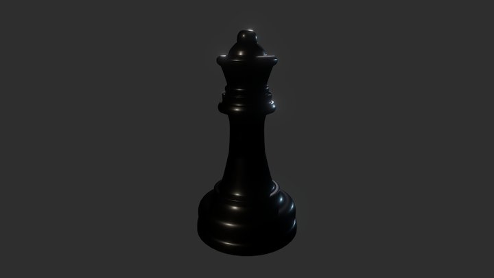 棋子 3D Model