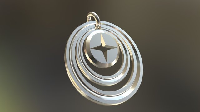 Star Pendant 3D Model