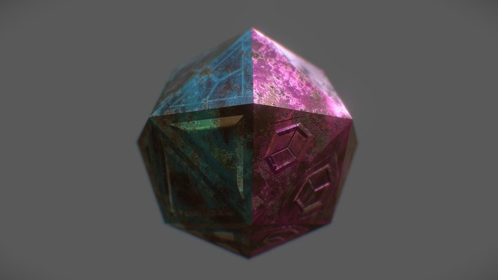 Sci-fi Ball 3D Model