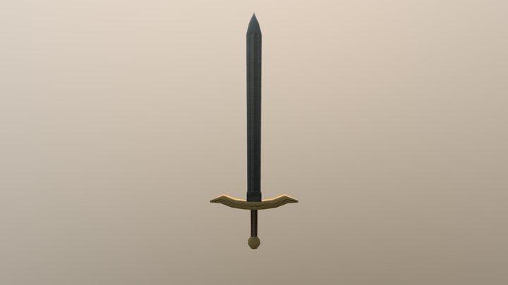 [Trabalho] Texturização Espada 3D Model
