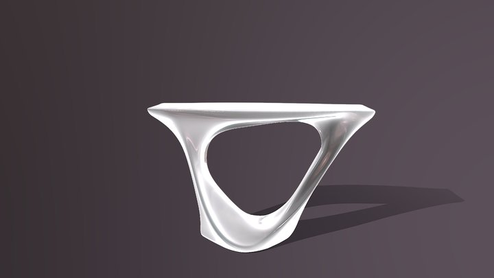 Futuristic Organic Console 3D Model