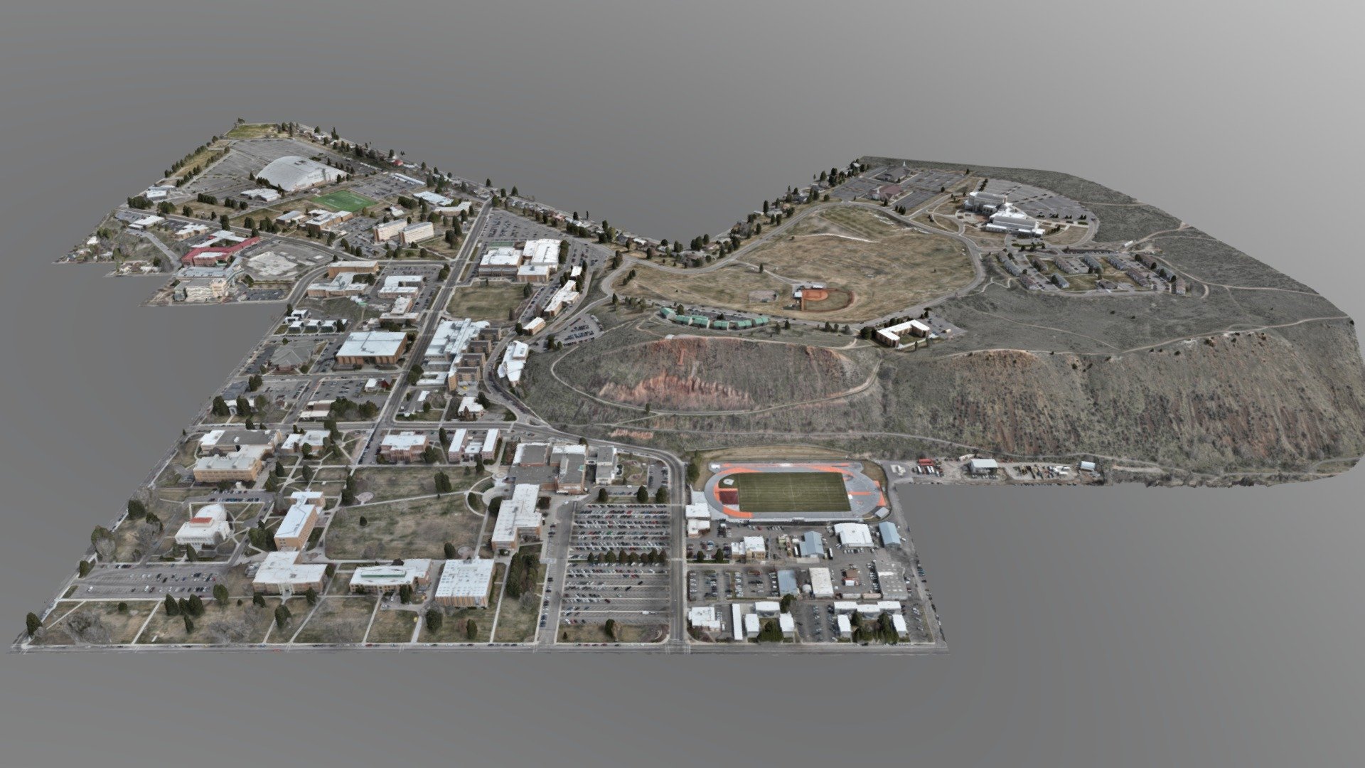 Idaho State University Campus 3d Model By Kpdroneservices Cfbffbb Sketchfab 5998
