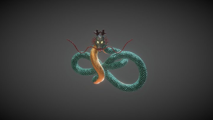Dragon Oriental 3D Model