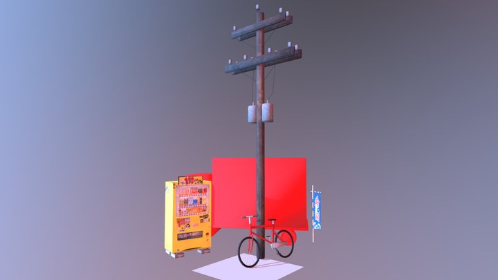 5 Finished Props 3D Model