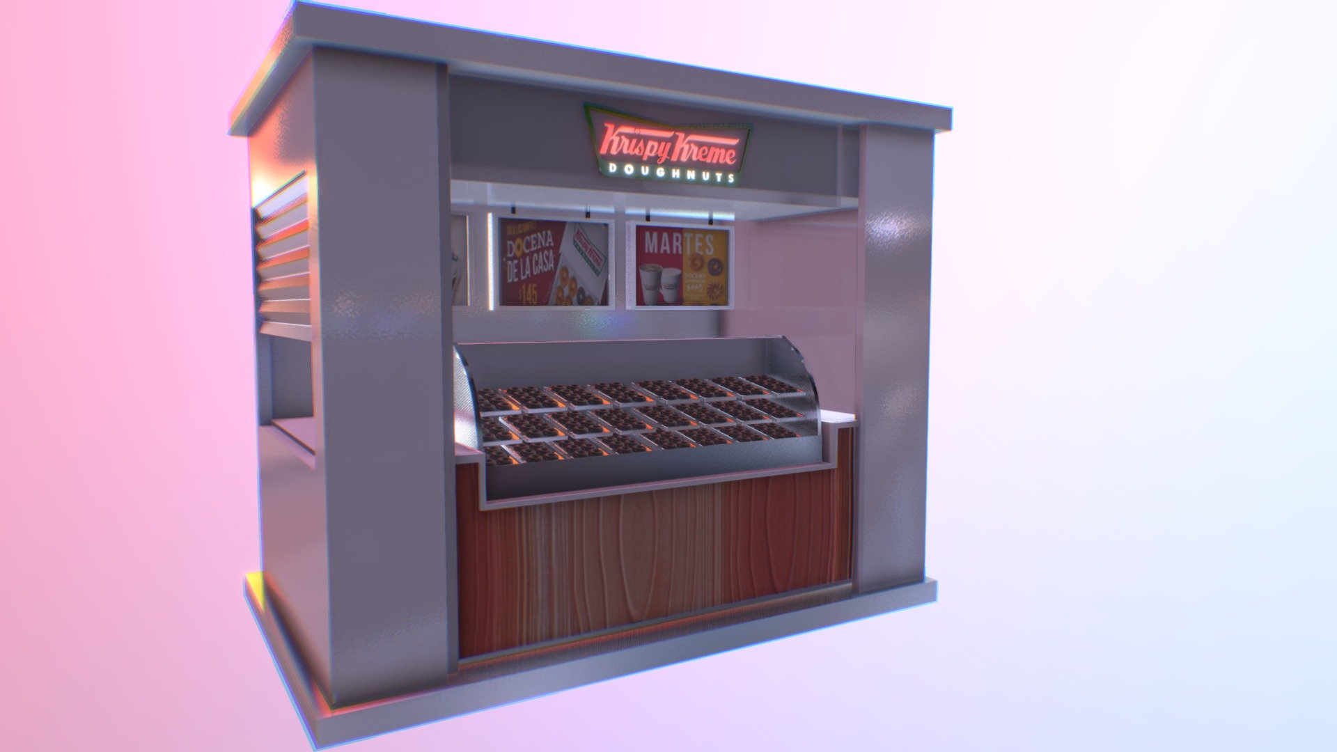 Krispy Kream — Sketchfab embed 3D viewer