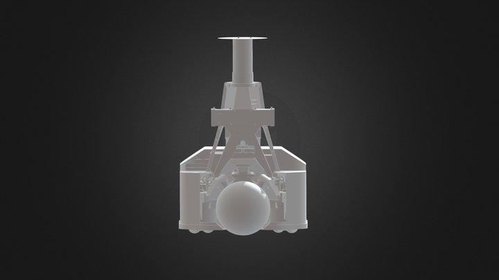 8-wheeled TURTLE soccer robot 3D Model