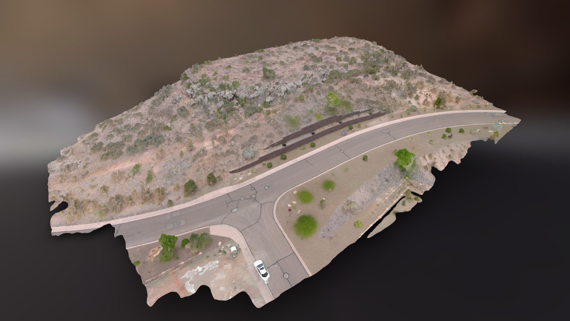 Neighborhood hill 3DMesh