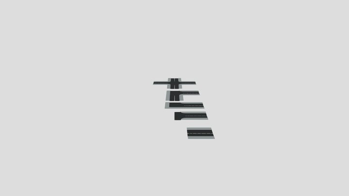 Modular Street 3D Model