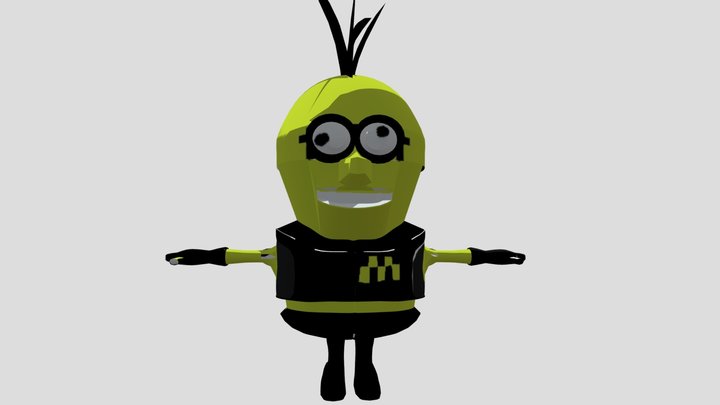 Minion Farmer Ripped (Recreation textures) – Modello 3D gratuito STL