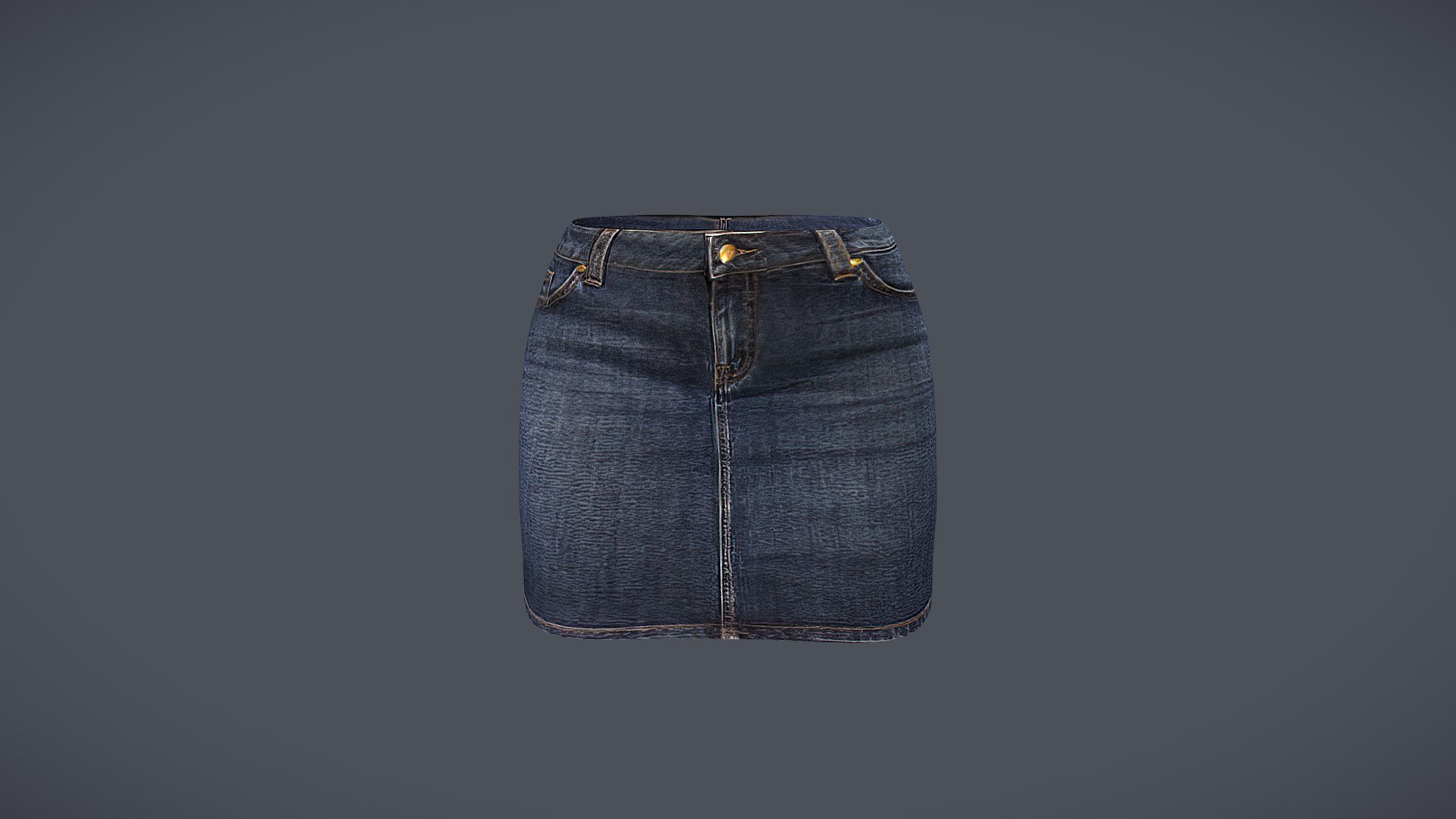 A line denim skirt 3d sale