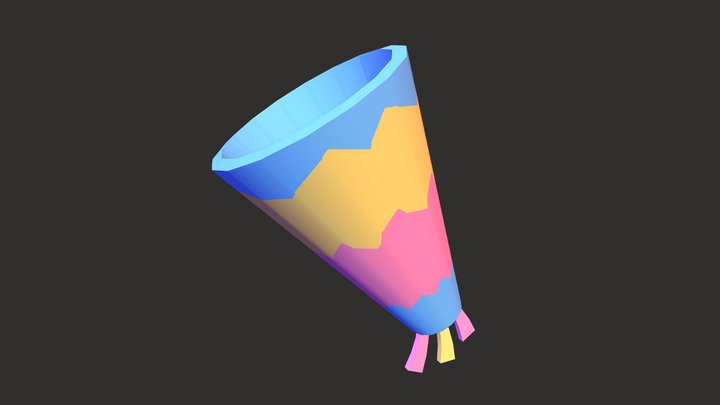 Party Popper | Dandy's World (UNOFFICAL) – Modello 3D gratuito STL