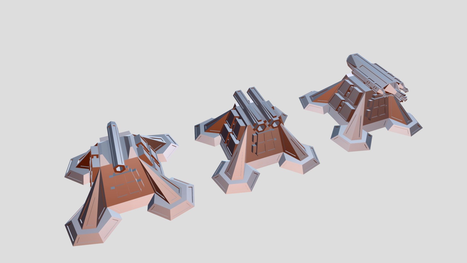 New Turrets — Sketchfab embed 3D viewer