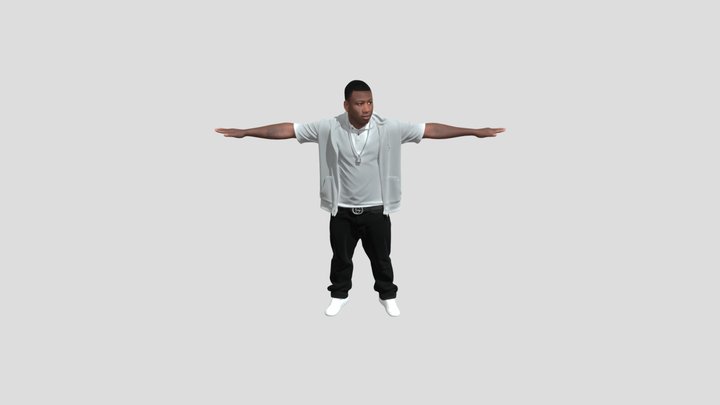 Gucci Mane T-Pose in White