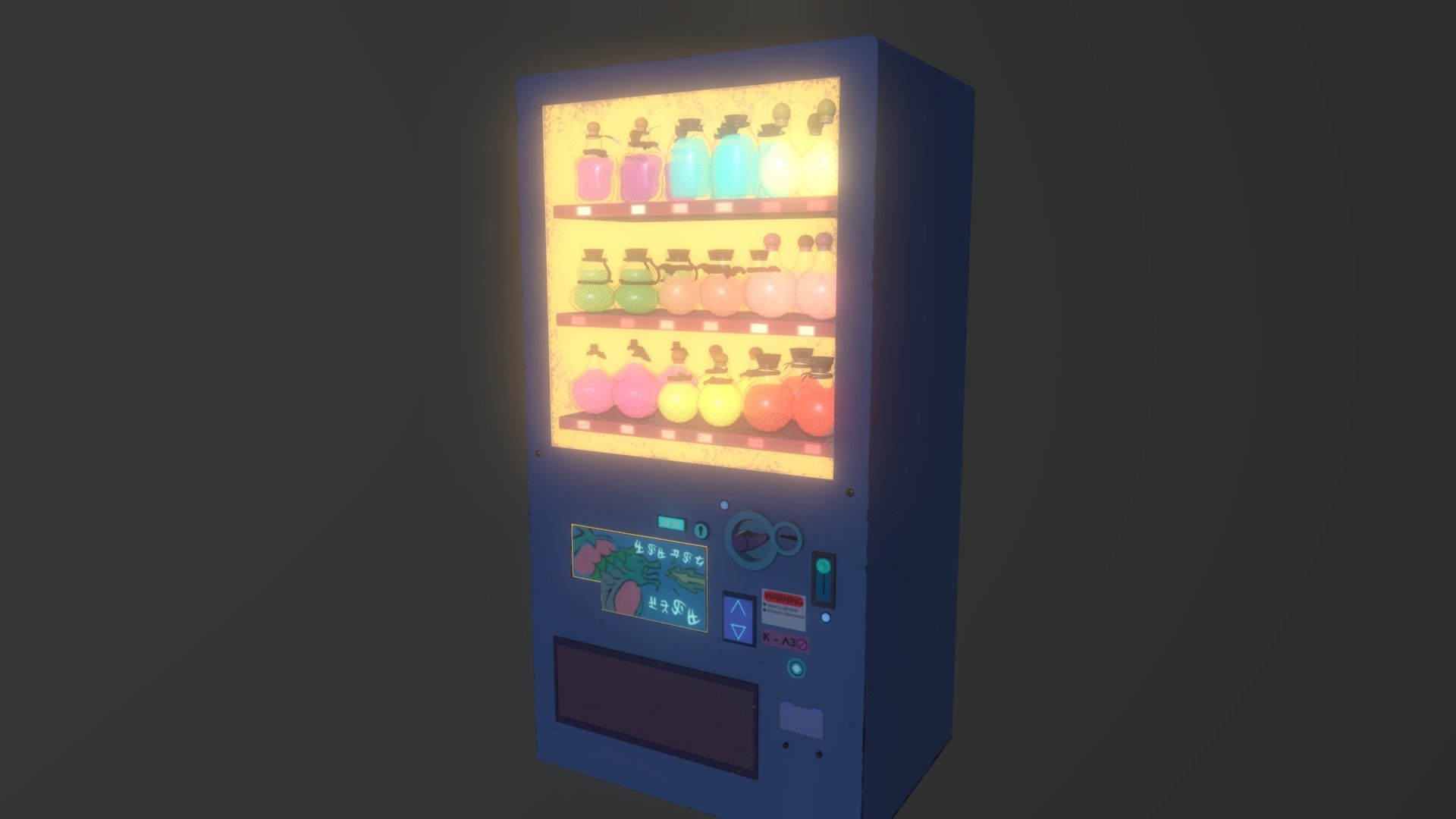 potion vending machine - 3D model by wberilo [cfc6eeb] - Sketchfab