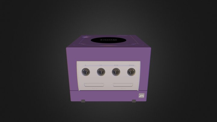 Nintendo Gamecube 3D Model