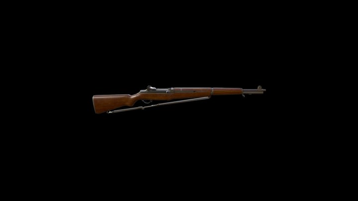 WW2 Rifle Springfield M1 3D Model