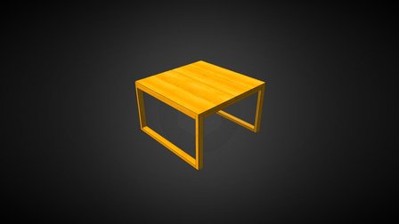 PC0003-1 Coffee Table 3D Model