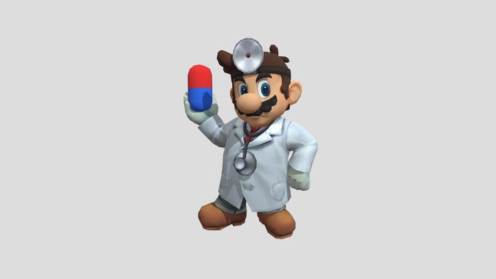 3DS - Super Smash Bros for Nintendo 3DS - Dr Mar 3D Model