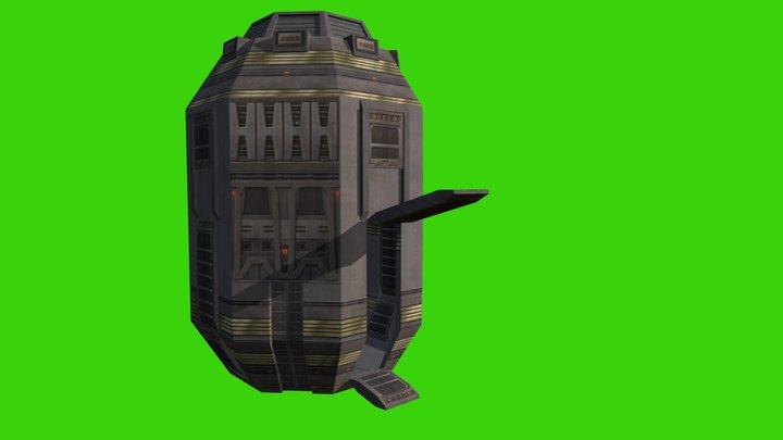 Star Wars: Doomgiver Drop Pod - Ramp Down 3D Model