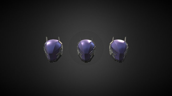 Helmet_Batman 3D Model