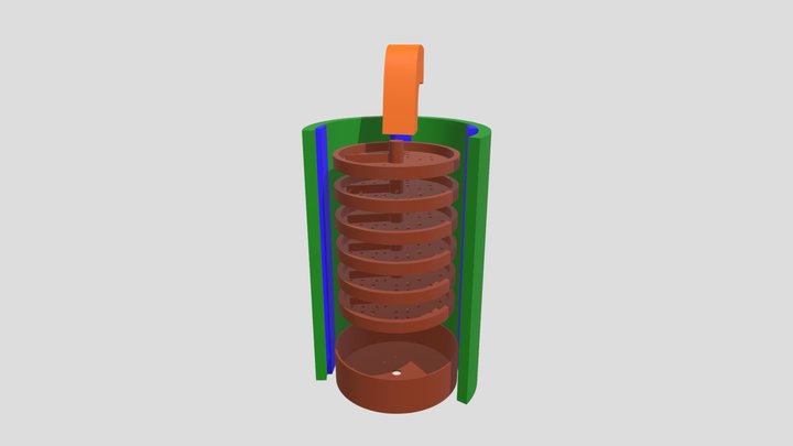 Turbo Tray Dryer 3D Model